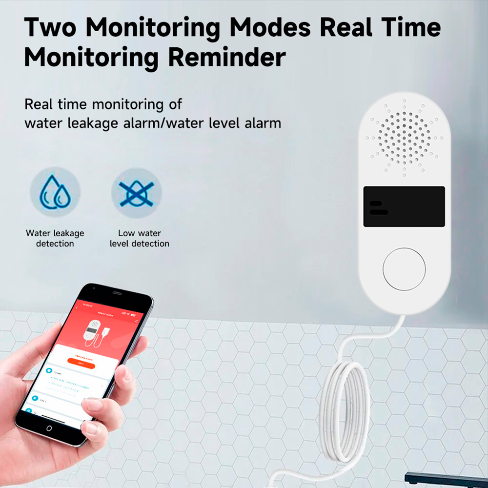 Tuya Wifi Water Leak Detector  - Water Alarm Sensor avis et prix