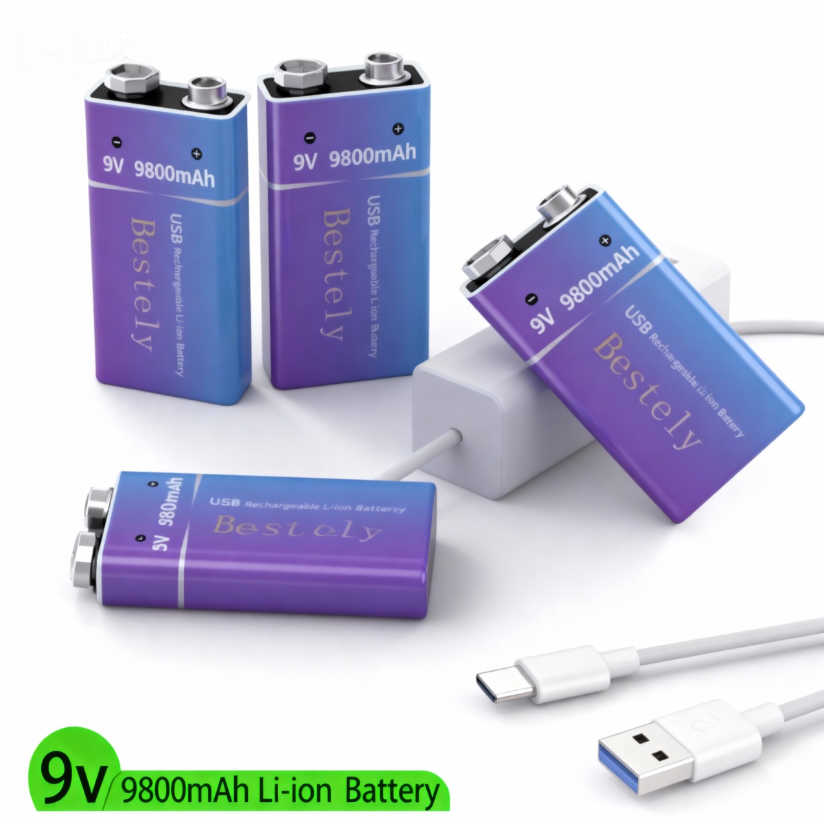 New 9V Rechargeable Li-ion Bat - Smoke Detector Interconnected avis et prix