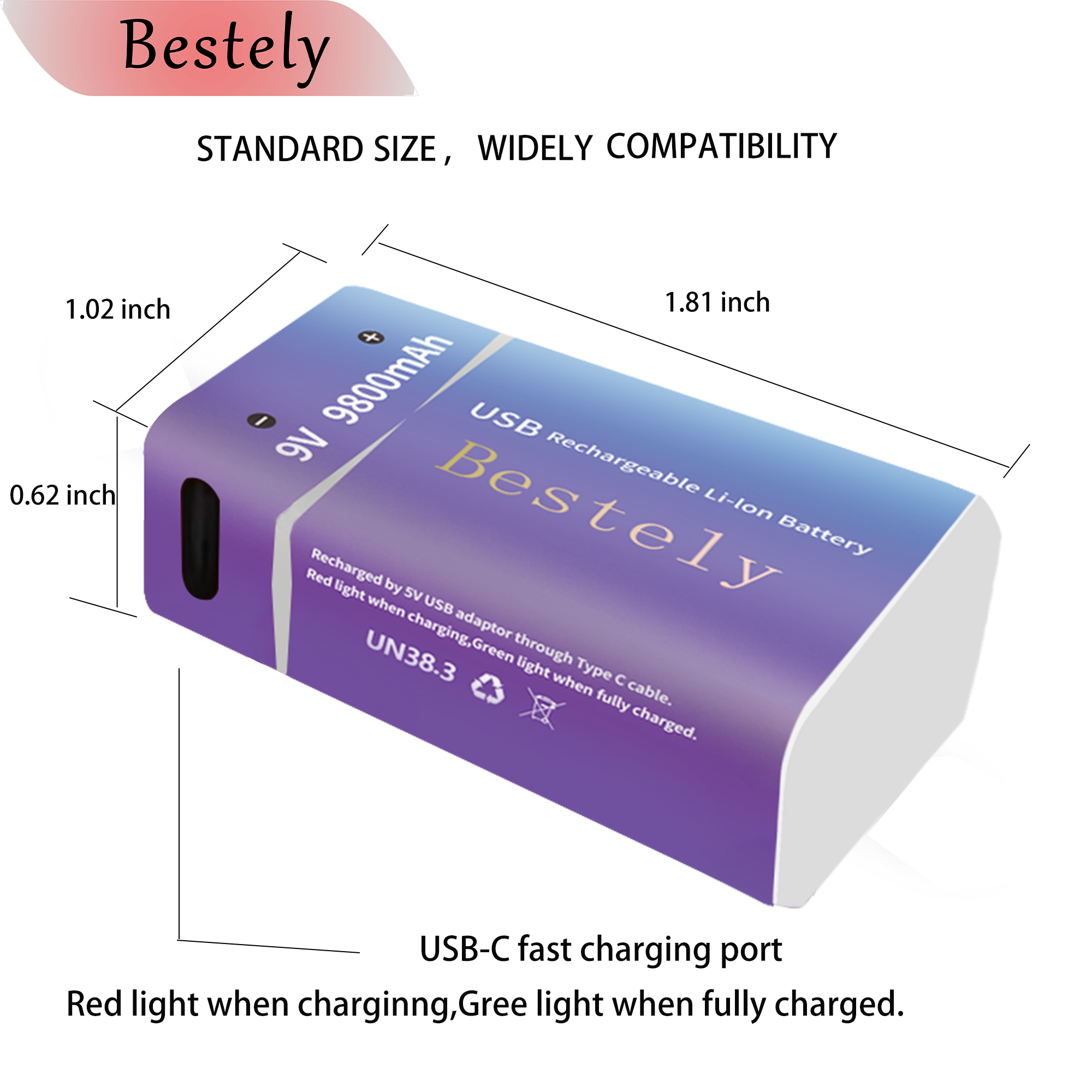 New 9V Rechargeable Li-ion Bat - Smoke Detector Interconnected avis et prix