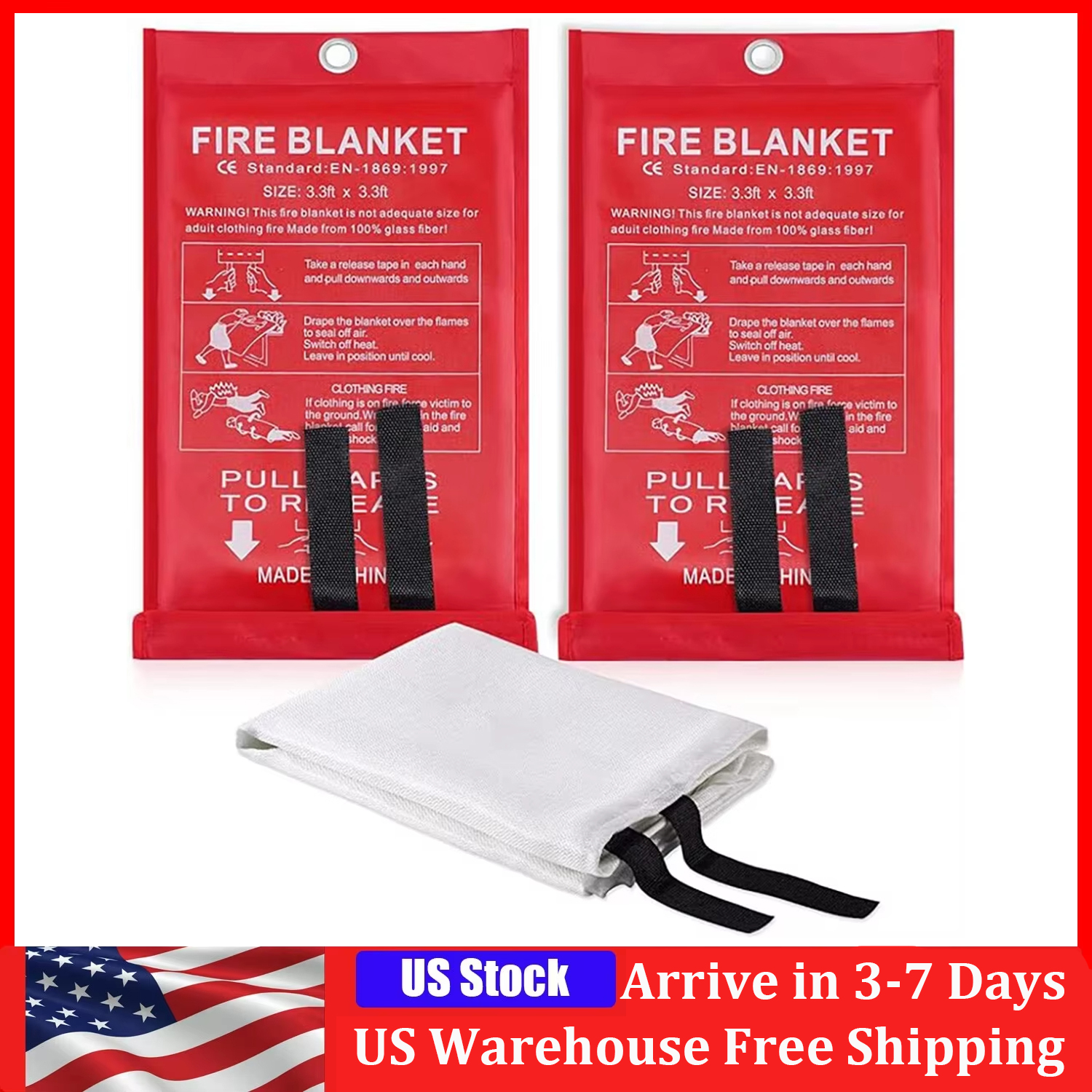 1M*1M Fire Blanket, Kitchen Es - Fire Blanket Kitchen avis et prix