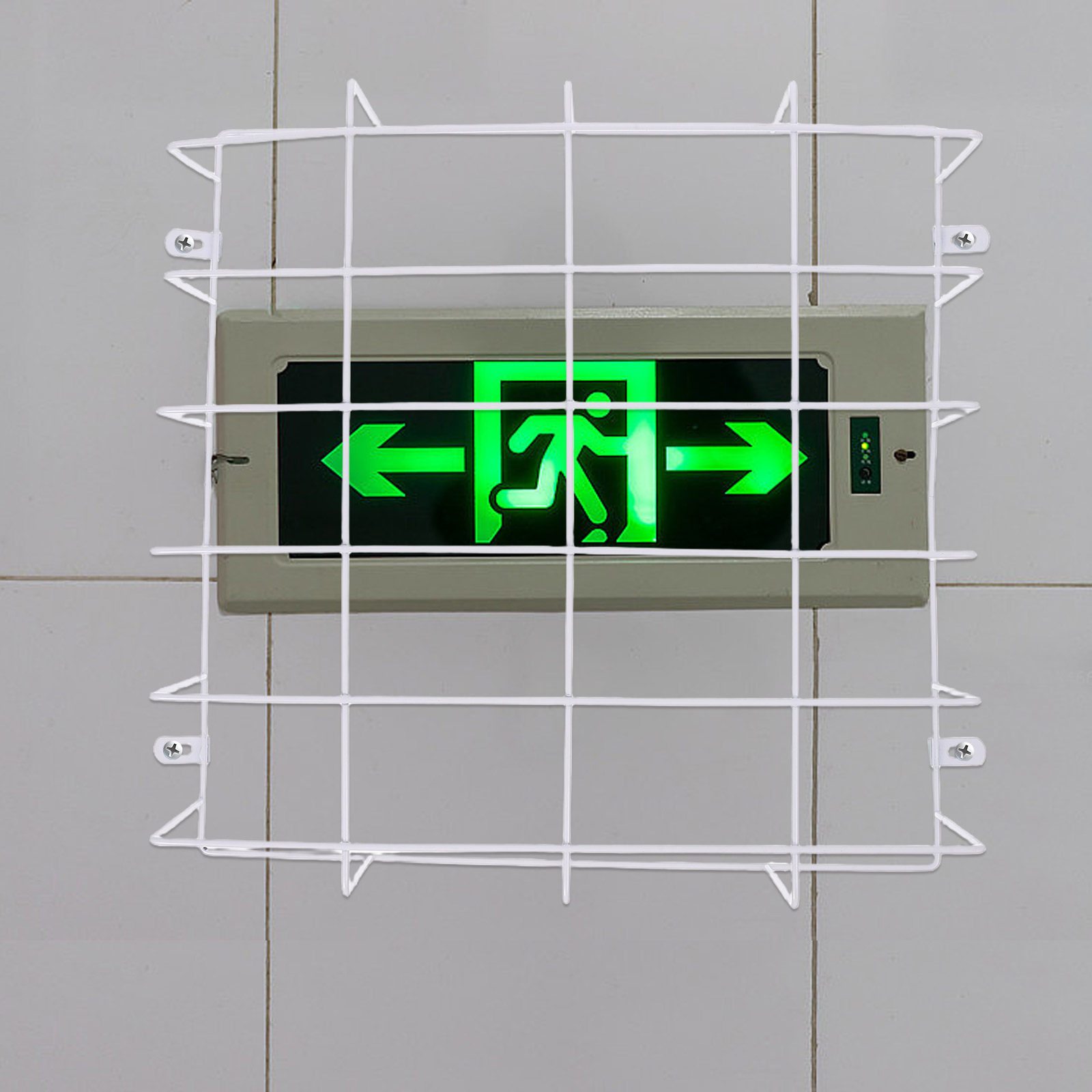 Emergency Light Protective Cag - Emergency Exit Sign avis et prix