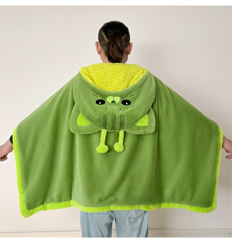Cartoon Cute Alien Cat Hooded  - Fire Blanket Kitchen avis et prix