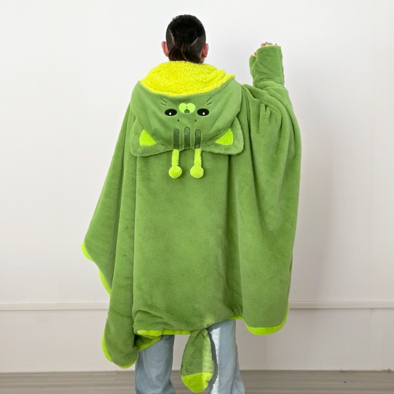 Cartoon Cute Alien Cat Hooded  - Fire Blanket Kitchen avis et prix