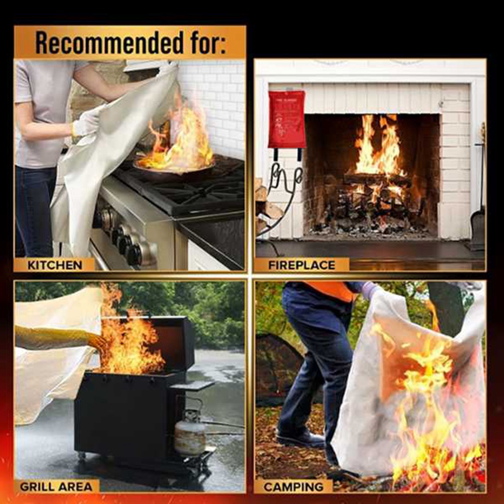 AED2-Emergency Fire Blanket, F - Fire Blanket Kitchen avis et prix