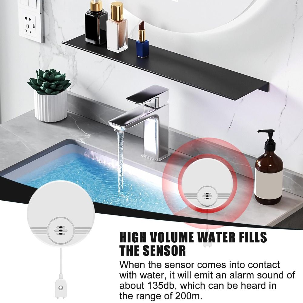 Dual Mode Sensor Water Leak Al - Water Alarm Sensor avis et prix