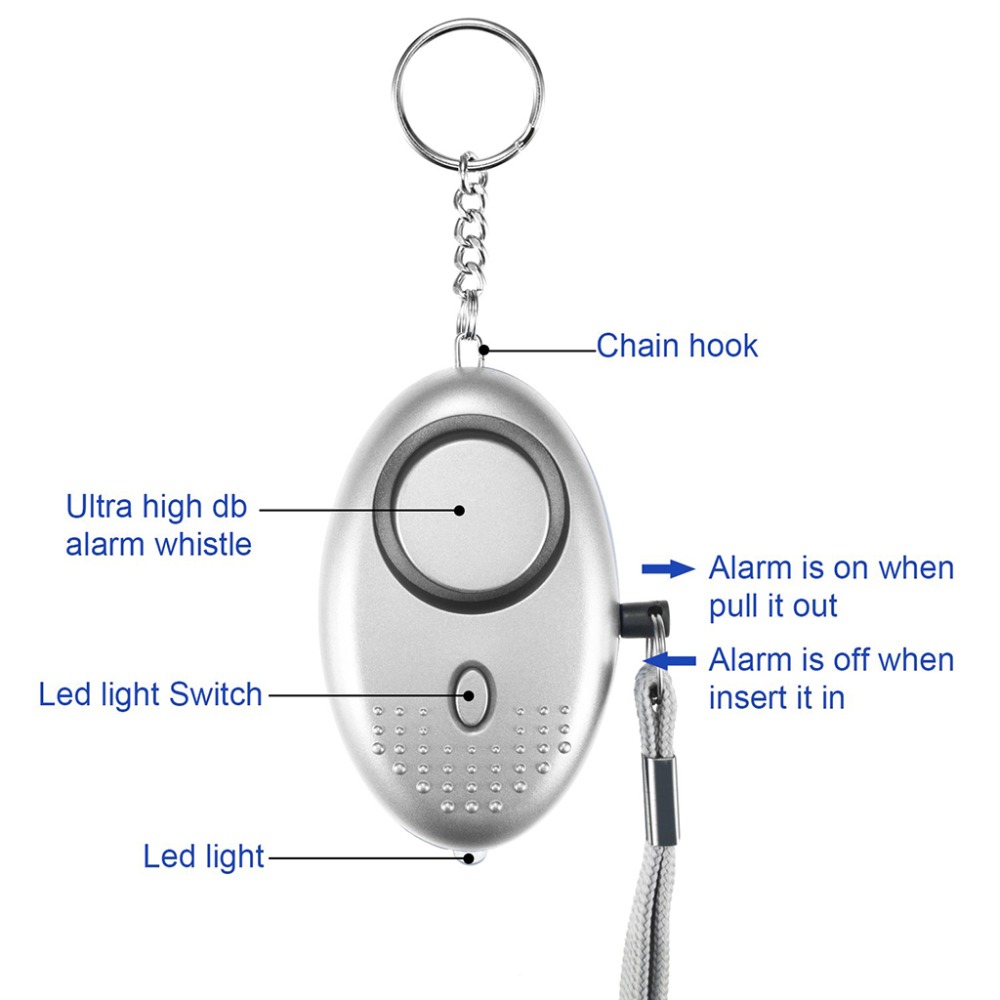 130dB Self Defense Alarm Anti- - Personal Alarm Keychain avis et prix