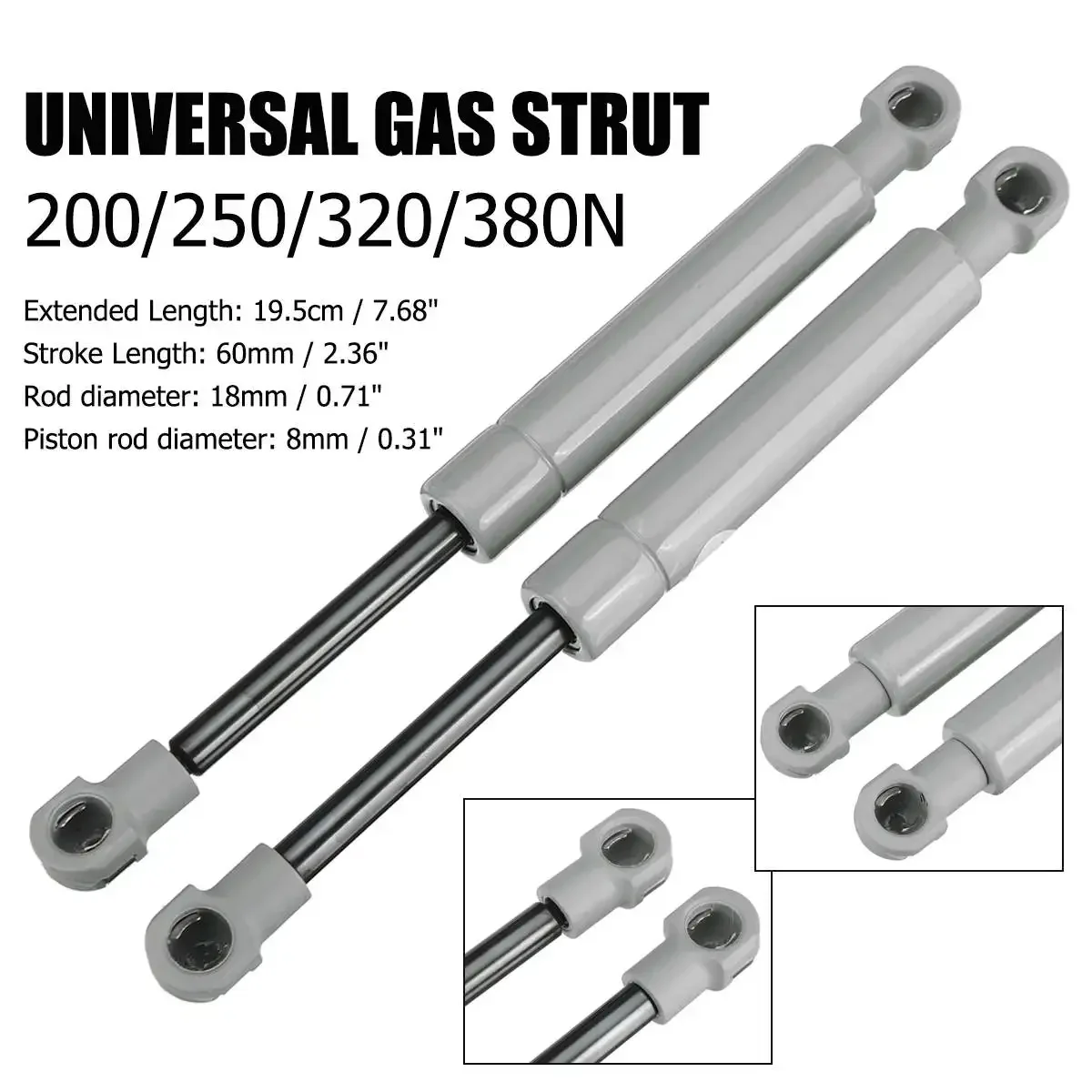 200-380N 195mm 8mm for RV Bed  - Window Lock Bar avis et prix