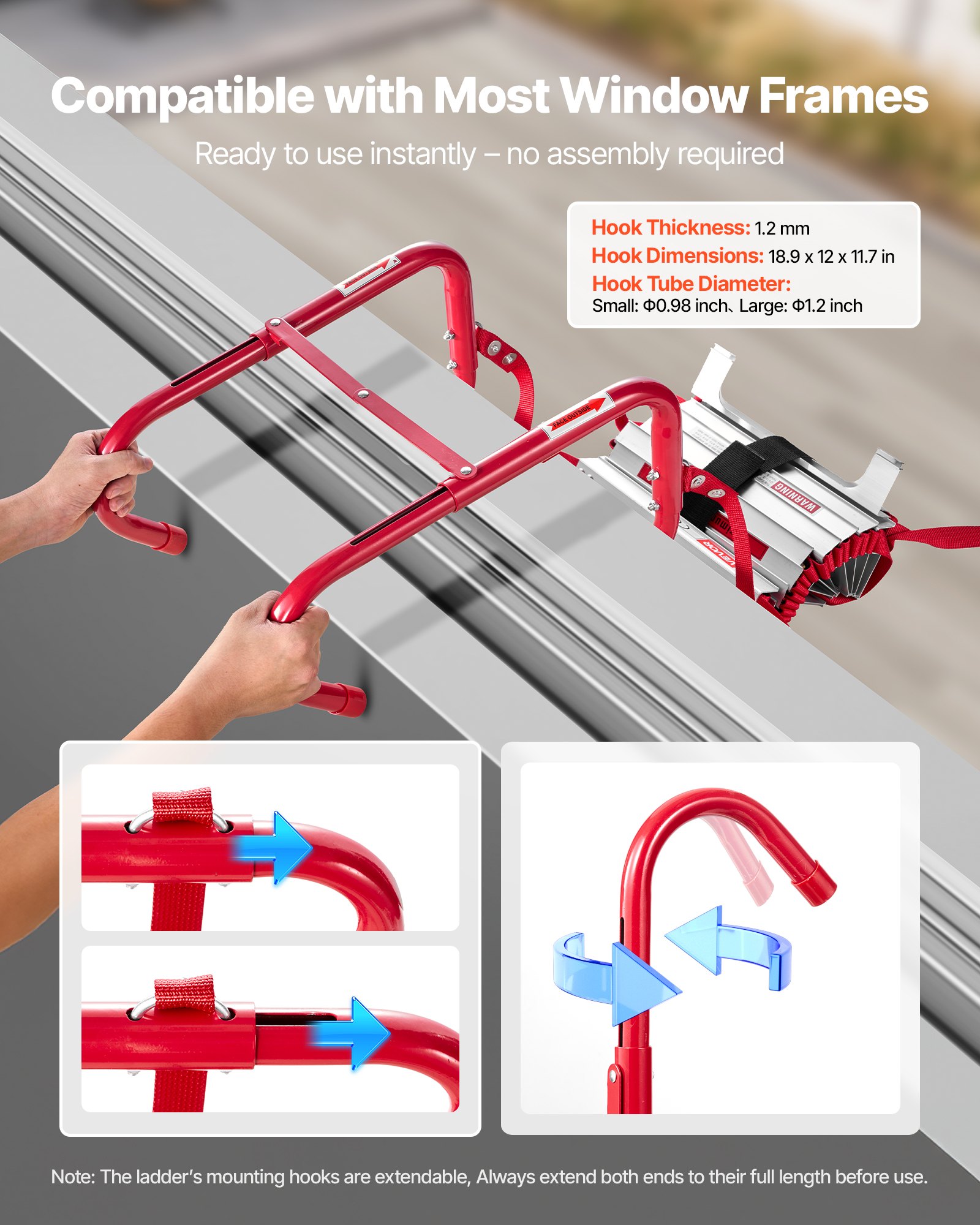 Fire Escape Ladder, 5-6 Story  - Fire Escape Ladder avis et prix