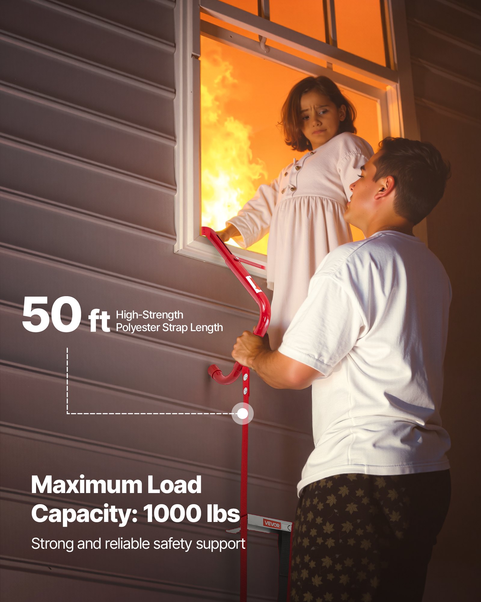Fire Escape Ladder, 5-6 Story  - Fire Escape Ladder avis et prix
