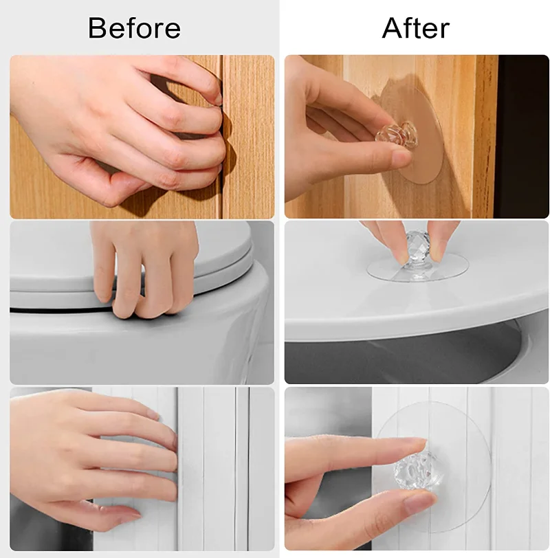 2/10Pcs Punch-free Drawer Knob - Window Lock Bar avis et prix