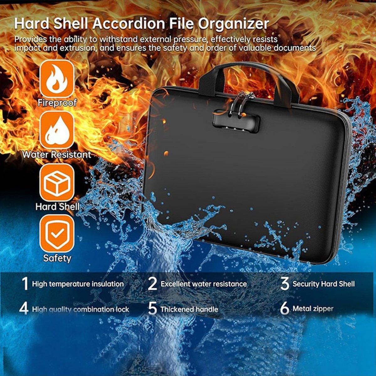 Fireproof Document Organizer B - Fire Safe Document avis et prix