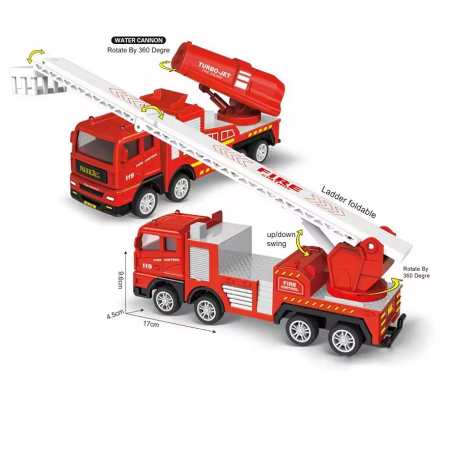 1pc-Alloy Fire Truck 1:32 Simu - Fire Escape Ladder avis et prix