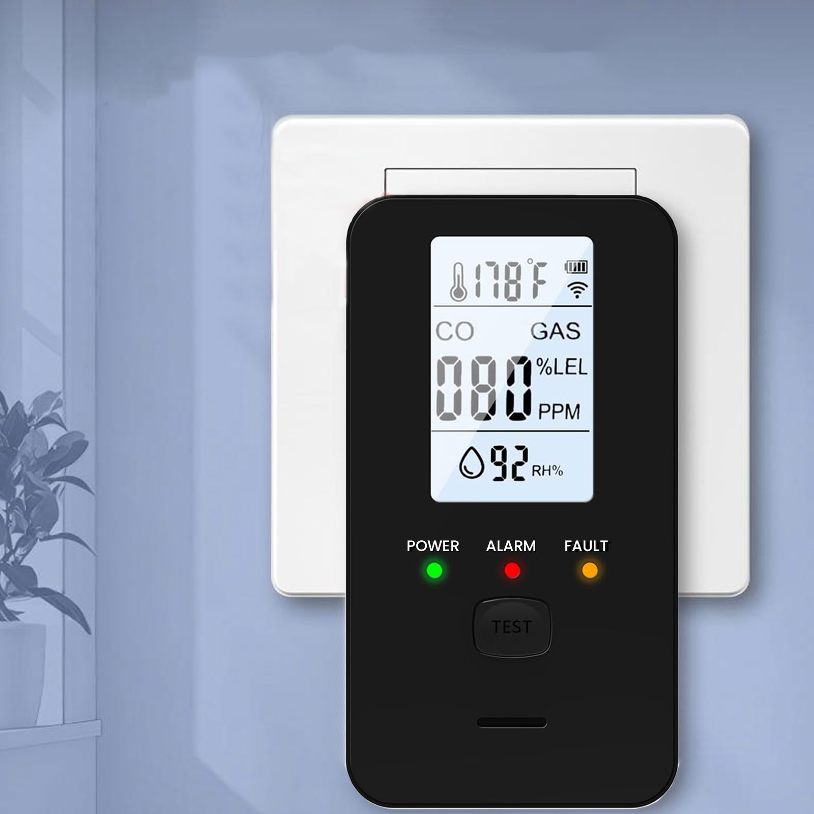 4-in-1 Gas & Carbon Monoxide D - Co Detector Plug avis et prix