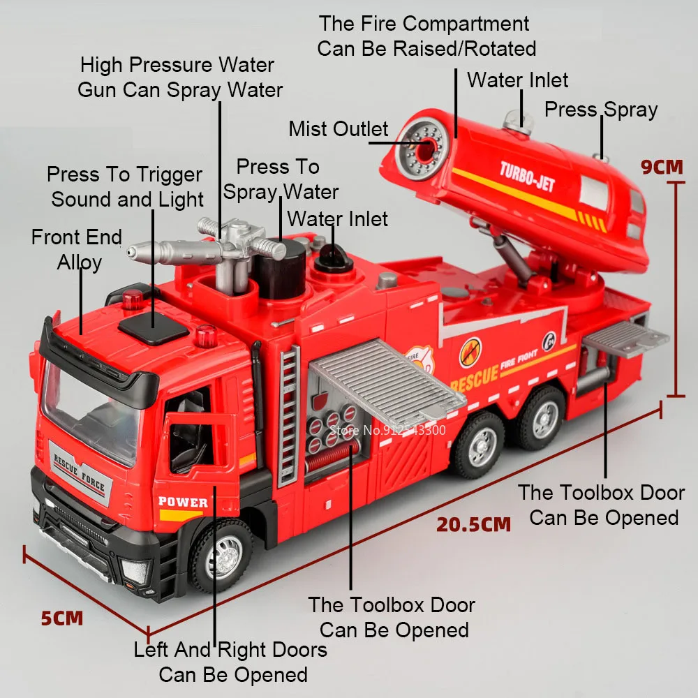 1:32 Scale Water Spray Fire Tr - Fire Escape Ladder avis et prix