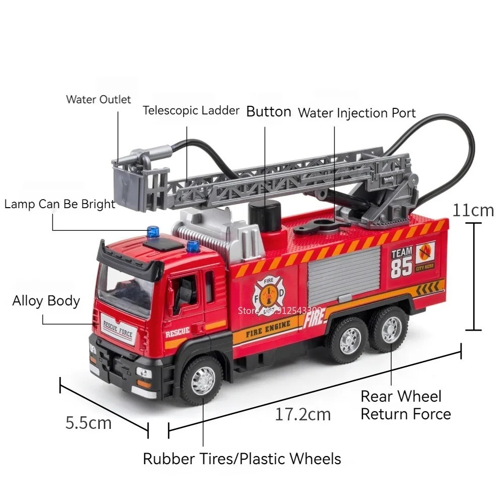1:32 Scale Water Spray Fire Tr - Fire Escape Ladder avis et prix
