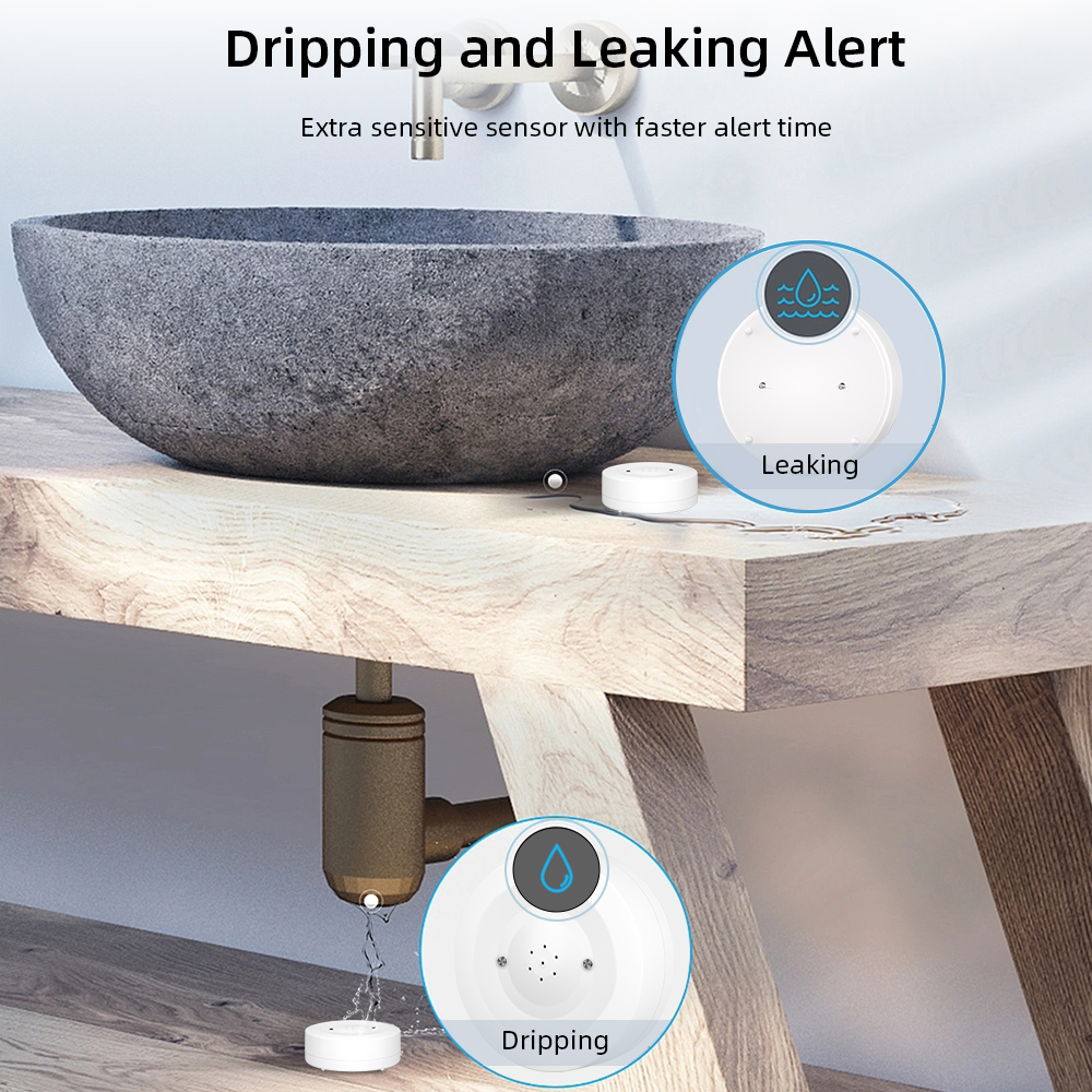 Household water leakage alarm  - Water Alarm Sensor avis et prix