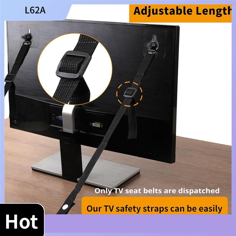 L62A 4 PCS Adjustable TV Safet - Earthquake Anchor Strap avis et prix